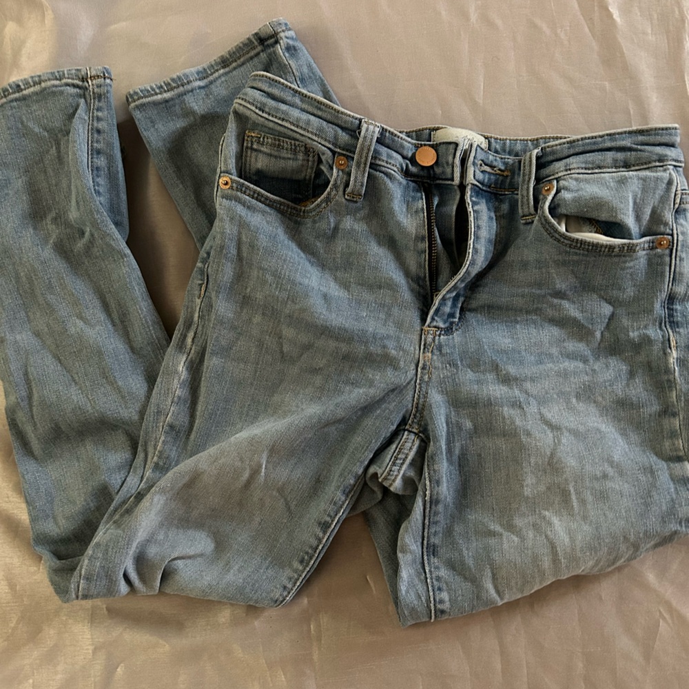 Light wash jeans